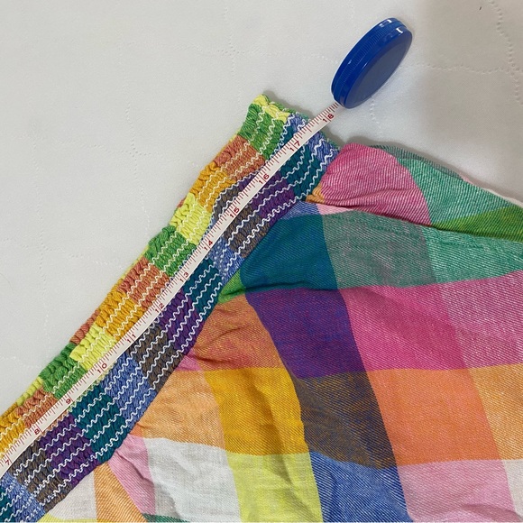 Crown & Ivy Multicolor Plaid High Waist Shorts - Picture 4 of 7